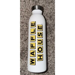Waffle House Logo Water Bottle h2go 20.9oz White Promo Drinkware Hydroflask